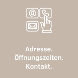 Adresse, Öffnungszeiten, Kontakt